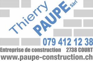 Thierry Paupe Sàrl Entreprise de construction